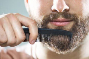 peine para cuidado de la barba
